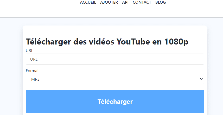 Loader.to télécharger Youtube en MP3