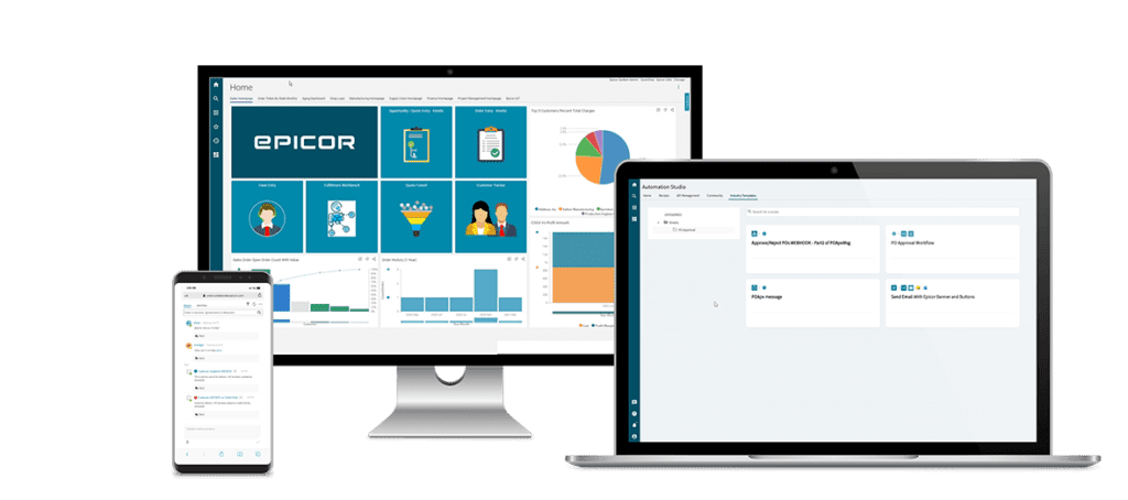 epicor kinetic erp interface